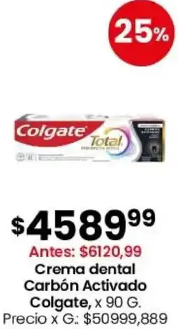 Coto Colgate crema dental carbón activado oferta