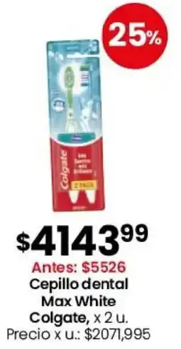 Coto Colgate cepillo dental max white oferta