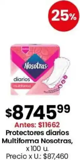 Coto Nosotras protectores diarios multiforma oferta