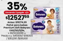 Coto Babysec pañal para bebes premium soft oferta