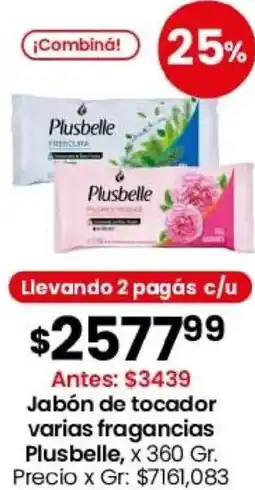 Coto Plusbelle abón de tocador varias fragancias oferta