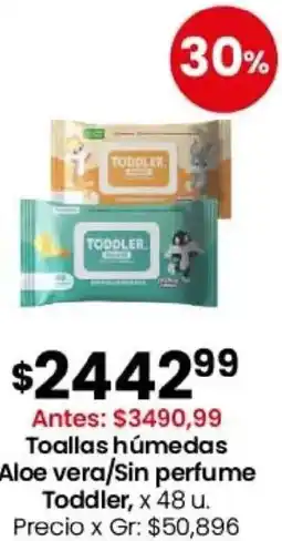 Coto Toddler toallas húmedas aloe vera/sin perfume oferta