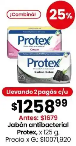 Coto Protex jabón antibacterial oferta