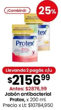 Coto Protex jabón antibacterial oferta