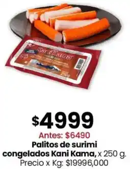 Coto Kani kama palitos de surimi congelados oferta