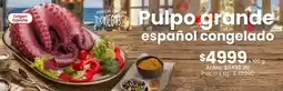 Coto Pulpo grande español congelado oferta