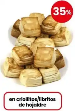 Coto En criollitos/libritos de hojaldre oferta
