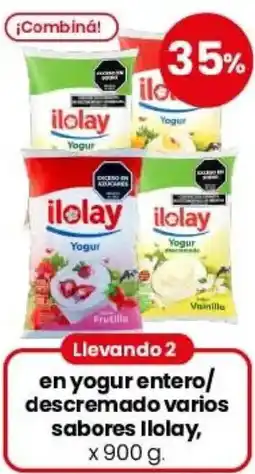Coto Ilolay en yogur entero/ descremado varios sabores oferta