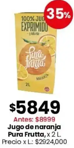 Coto Pura frutta jugo de naranja oferta