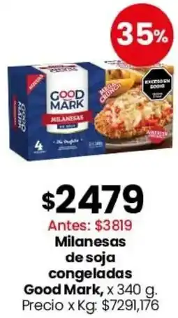 Coto Good mark milanesas de soja congeladas oferta