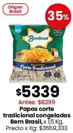 Coto Bem brasil papas corte tradicional congeladas oferta
