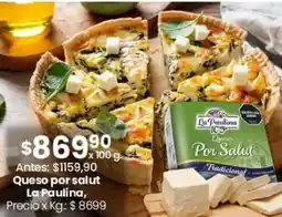 Coto La paulina queso por salut oferta