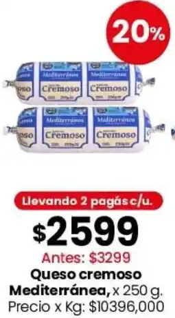 Coto Mediterránea queso cremoso oferta