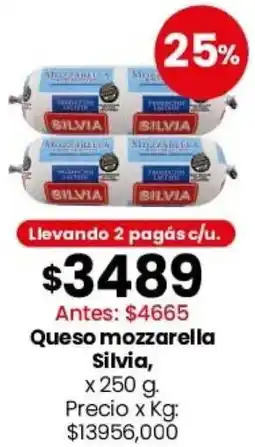Coto Silvia queso mozzarella oferta
