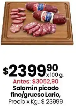 Coto Lario salamín picado fino/grueso oferta