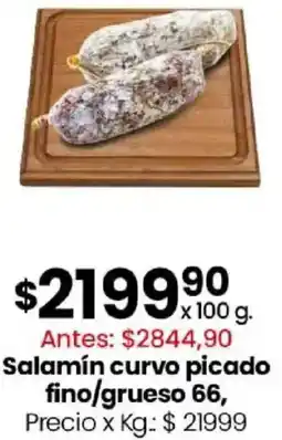 Coto Salamín curvo picado fino/grueso 66 oferta