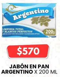 Autoservicio Capo Argentino jabón en pan oferta