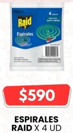 Autoservicio Capo Raid espirales oferta