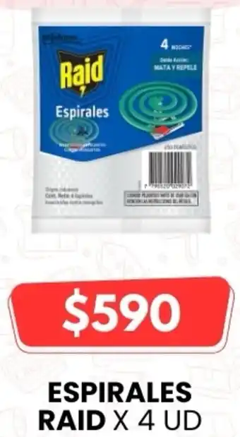 Autoservicio Capo Raid espirales oferta