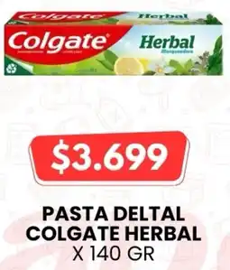 Autoservicio Capo Colgate pasta deltal herbal oferta