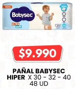 Autoservicio Capo Babysec pañal hiper oferta