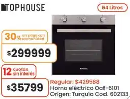 Coto Tophouse horno eléctrico Oaf-6101 oferta