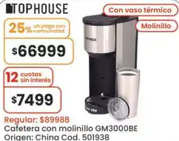 Coto Tophouse cafetera con molinillo GM3000BE oferta