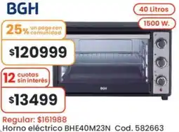 Coto Bgh horno eléctrico BHE40M23N oferta
