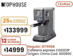 Coto Tophouse cafetera express CE6202P oferta