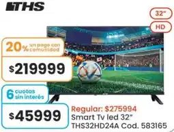 Coto Lths smart tv led 32" oferta