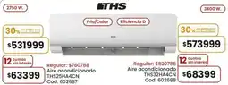 Coto Lths aire acondicionado THS25HA4CN oferta