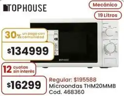 Coto Tophouse microondas THM20MMB oferta