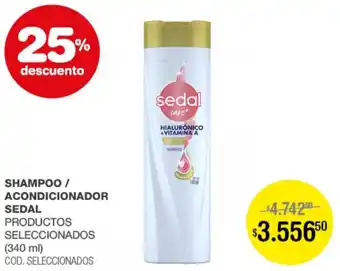 Atomo Conviene Sedal shampoo / acondicionador oferta