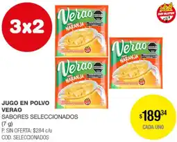Atomo Conviene Verao jugo en polvo sabores seleccionados oferta