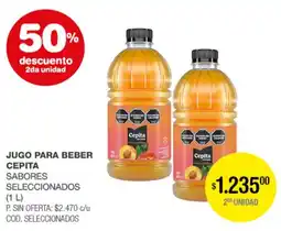 Atomo Conviene Cepita jugo para beber sabores seleccionados oferta