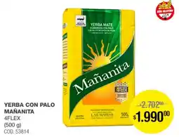 Atomo Conviene Mañanita yerba con palo 4flex oferta