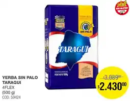 Atomo Conviene Taragui yerba sin palo 4flex oferta