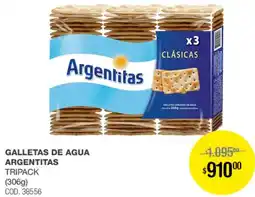 Atomo Conviene Argentitas galletas de agua tripack oferta
