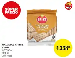Atomo Conviene Leiva galletas arroz integral oferta