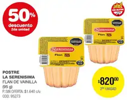Atomo Conviene La serenisima postre flan de vainilla oferta