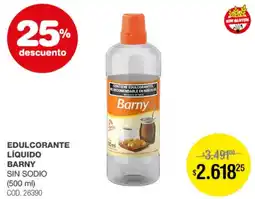 Atomo Conviene Barny edulcorante líquido sin sodio oferta