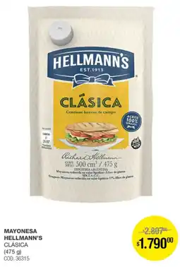 Atomo Conviene Hellmann's mayonesa clásica oferta