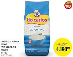 Atomo Conviene Tío carlos arroz largo fino 00000 oferta