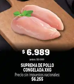 Makro Suprema de pollo congelada oferta