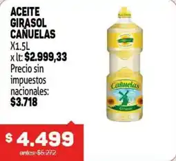 Makro Cañuelas aceite girasol oferta