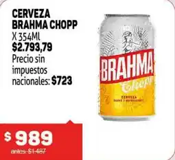 Makro Brahma Chopp cerveza oferta