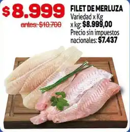 Makro Filet de merluza oferta