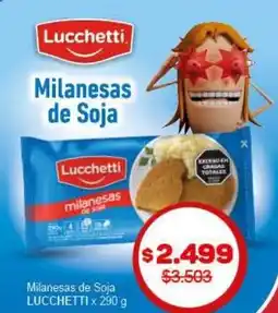 Makro Luchhetti milanesa de soja oferta