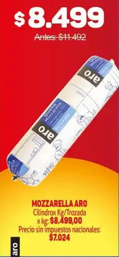 Makro Aro mozzarella oferta