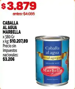 Makro Marbella caballa all agua oferta